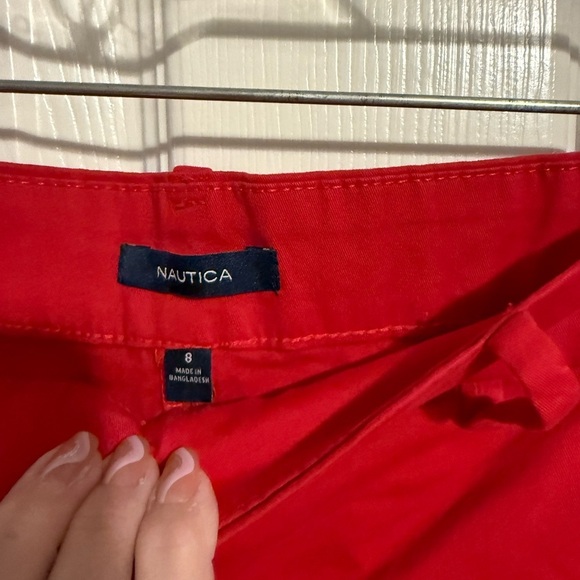 Nautica size 8 red shorts - nwot 🩷 - Picture 2 of 2